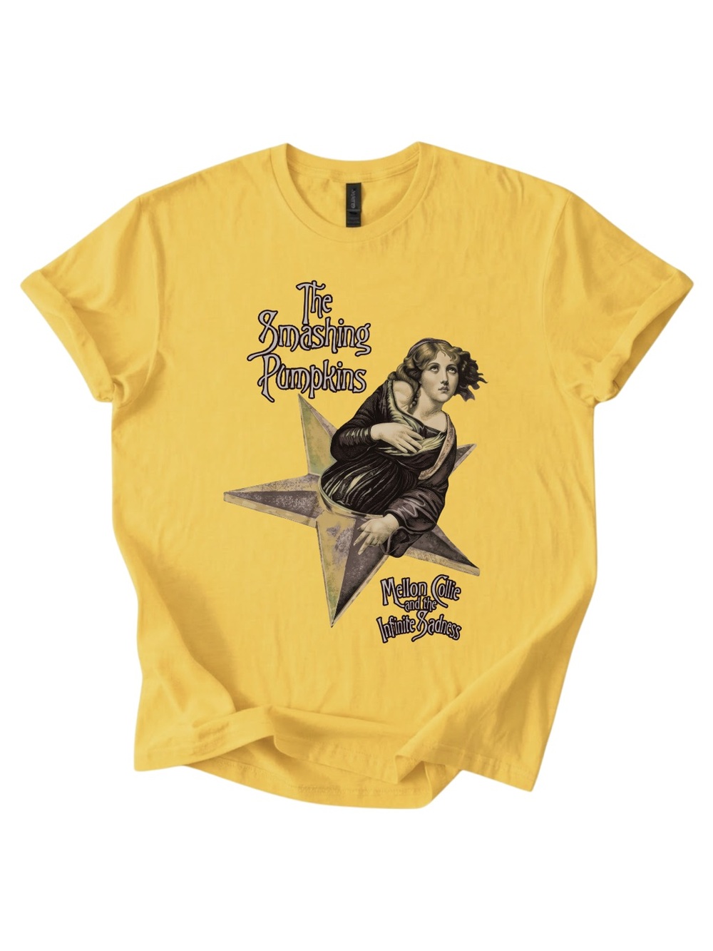Gildan The Smashing Pumpkins Yellow T-Shirt